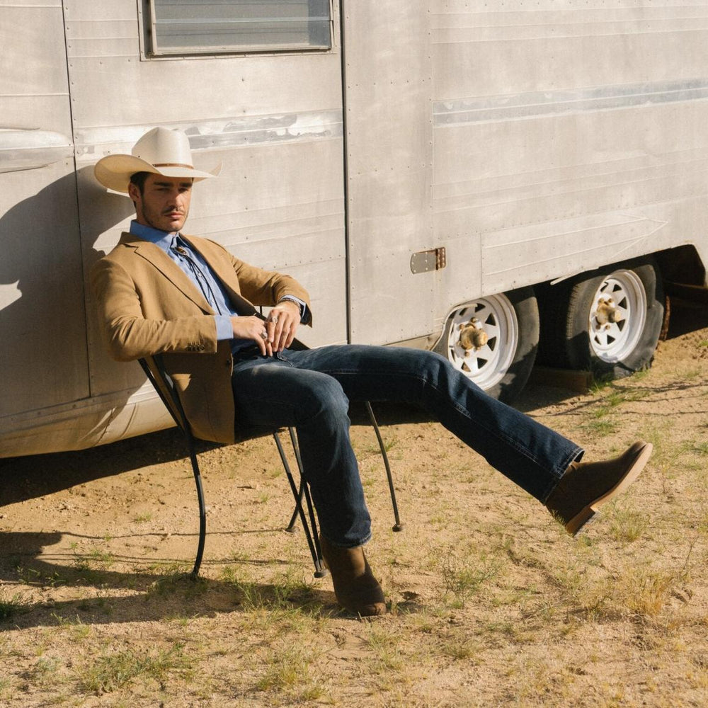 1014 Rocker Fit Jean Blue | Men Stetson Boot Cut