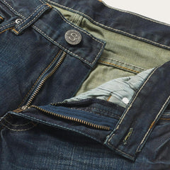 1312 Fit Jeans With A Pieced Back Pocket Blue | Men Stetson Boot Cut