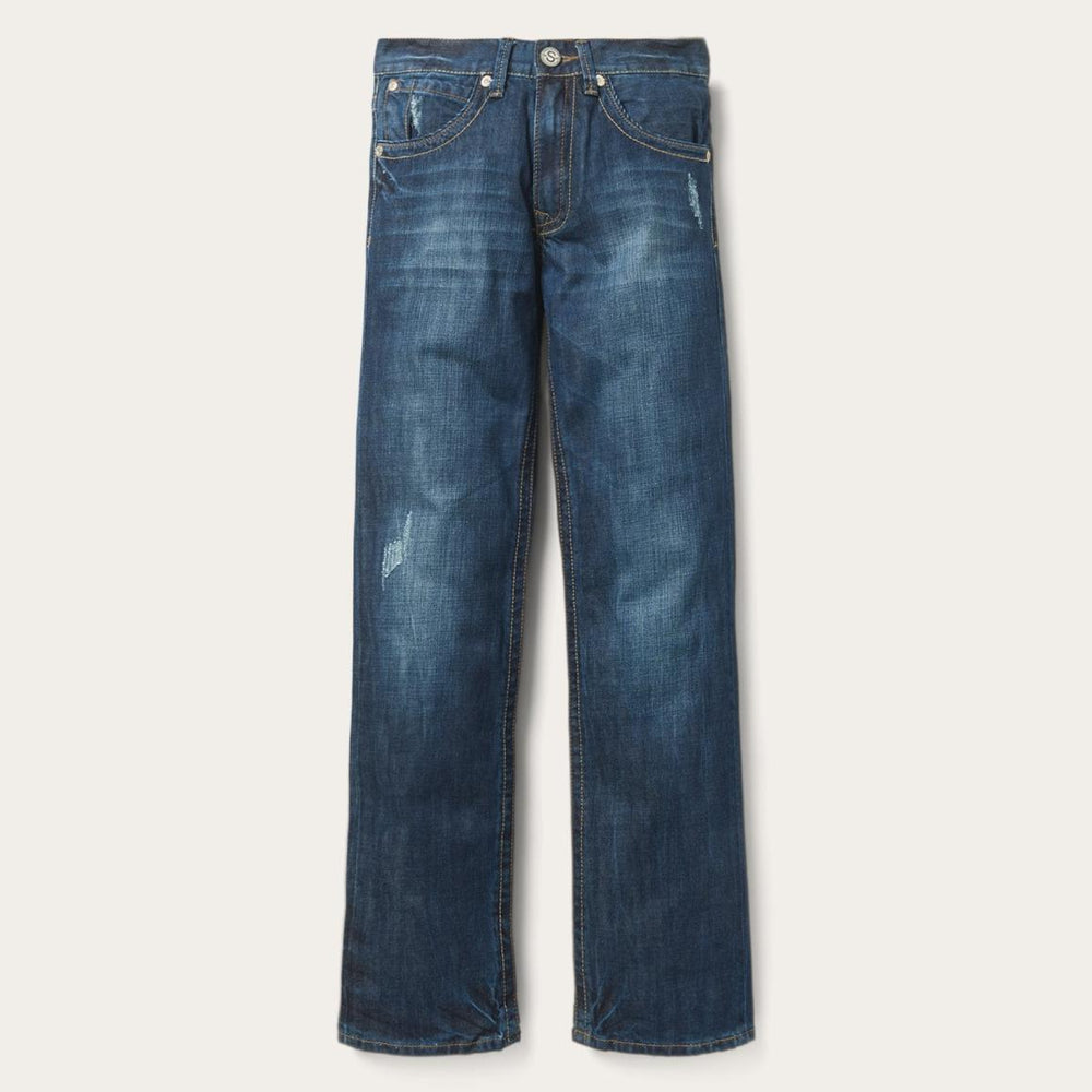 1312 Fit Jeans With Back Pocket Detail Blue | Men Stetson Boot Cut