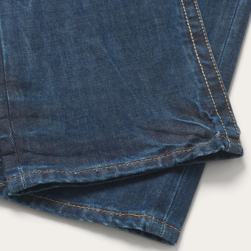 1312 Fit Jeans With Back Pocket Detail Blue | Men Stetson Boot Cut