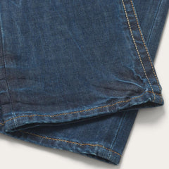 1312 Fit Jeans With Back Pocket Detail Blue | Men Stetson Boot Cut