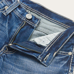 1312 Fit Light Wash Jeans Blue | Men Stetson Boot Cut