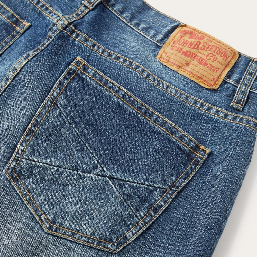 1312 Modern Fit Jeans Blue | Men Stetson Modern Cut