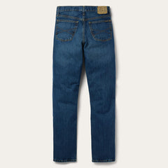 1520 Fit Standard Straight Leg Jean Blue | Men Stetson Modern Cut