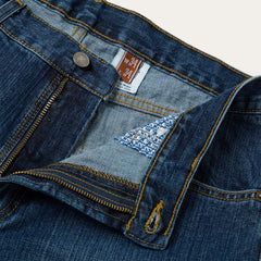 1520 Fit Standard Straight Leg Jean Blue | Men Stetson Modern Cut