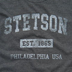 1865 Graphic Tee Grey | Men Stetson Tees