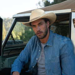 Sawmill Palm Leaf Western Hat Toasted | Stetson