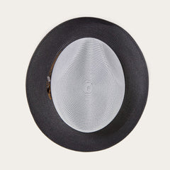 Andover Milan Fedora Grey Black | Stetson
