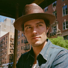 Open Road Vented Straw Cowboy Hat Chocolate | Stetson