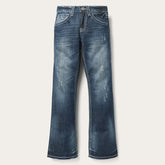 1014 Fit Destructed Medium Wash Jeans Blue | Stetson