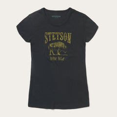 Bison Graphic Tee Black | Stetson