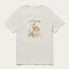 Giddy Up Graphic Tee White | Stetson