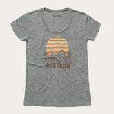 Sunset Graphic Tee Grey | Stetson