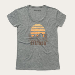 Sunset Graphic Tee Grey | Stetson