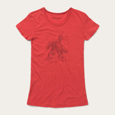 Cowgirl Graphic Tee Red | Stetson