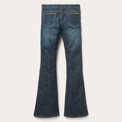 816 Classic Boot Cut Jeans In Dark Wash Blue | Stetson