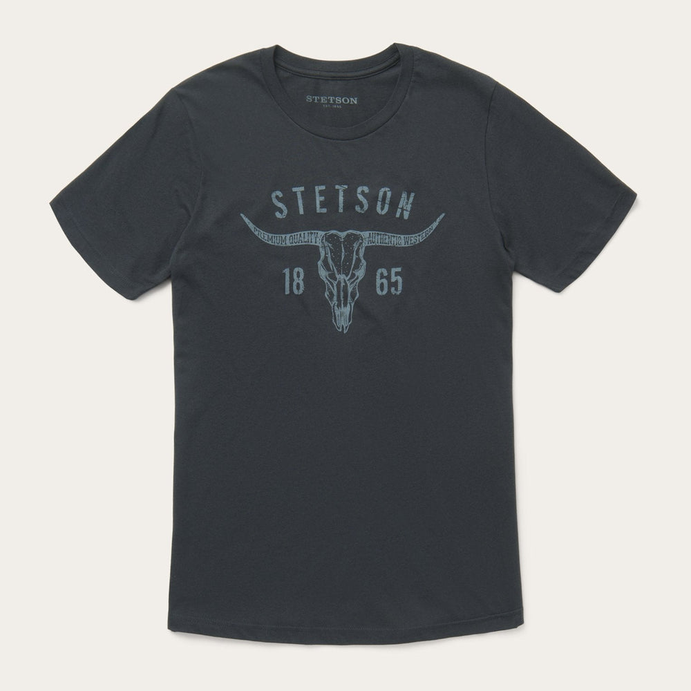 Longhorn Graphic Tee Black | Stetson
