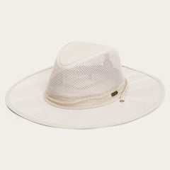 Montana 'No Fly Zone' Mesh Hat Khaki | Stetson