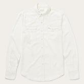 Cream Twill Shirt White | Stetson