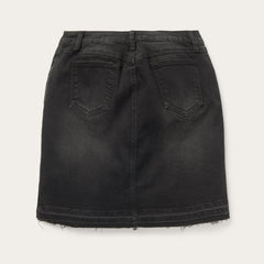 Black Denim 5-Pocket Skirt Black | Stetson