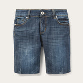 Dark Wash Denim Shorts Blue | Stetson