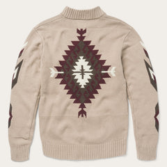 Brown Aztec Cardigan Brown | Stetson