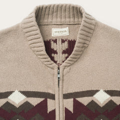 Brown Aztec Cardigan Brown | Stetson