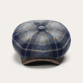 Wool Check Hatteras Blue/Grey Check | Stetson
