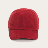 Cord Baseball Cap Red | Stetson