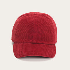 Cord Baseball Cap Red | Stetson