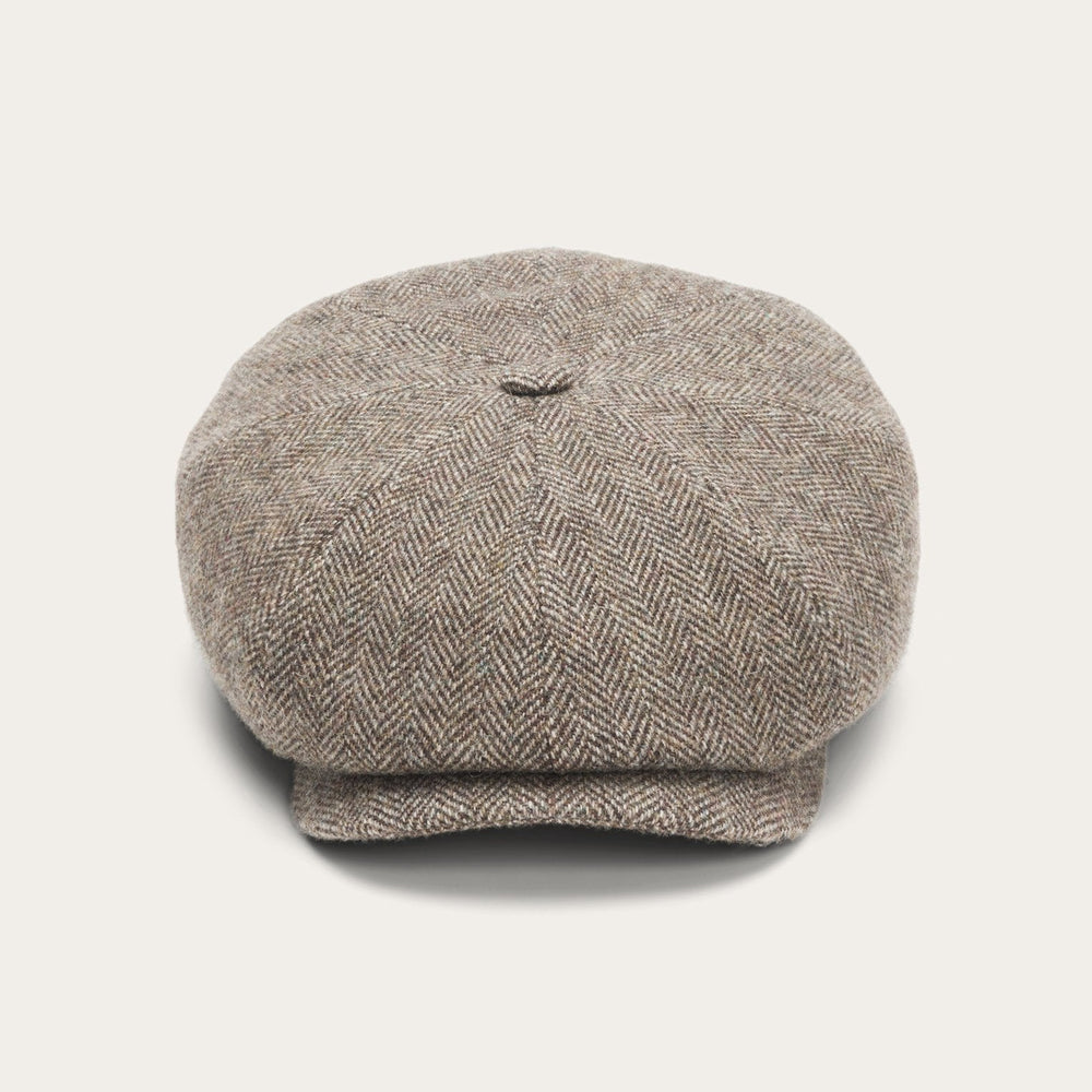 Wool Herringbone Hatteras Grey Herringbone | Stetson