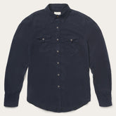Navy Twill Shirt Blue | Stetson