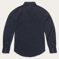 Navy Twill Shirt Blue | Stetson