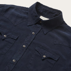 Navy Twill Shirt Blue | Stetson