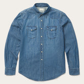 Medium Blue Denim Shirt Blue | Stetson