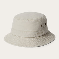 Bucket Delave Organic Cotton Off White | Stetson