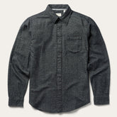Brushed Twill Western Shirt Black | Stetson