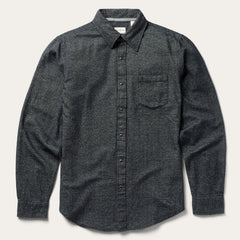 Brushed Twill Western Shirt Black | Stetson