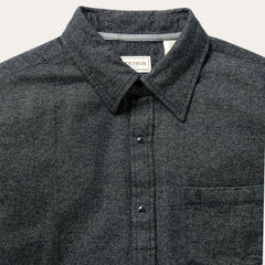 Brushed Twill Western Shirt Black | Stetson