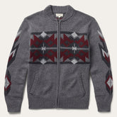 Grey Aztec Cardigan Grey | Stetson