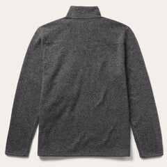 Button-Front Grey Pullover Knit Sweater Grey | Stetson