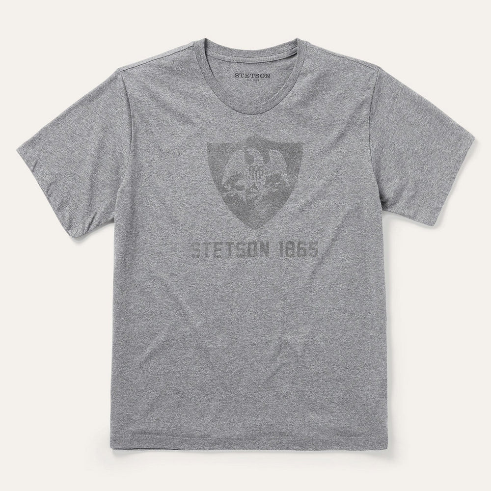 Vintage Eagle Graphic Tee Grey | Stetson