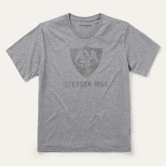 Vintage Eagle Graphic Tee Grey | Stetson