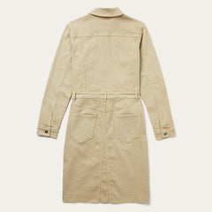 Workwear Inspired Shirt Dress Tan | Stetson