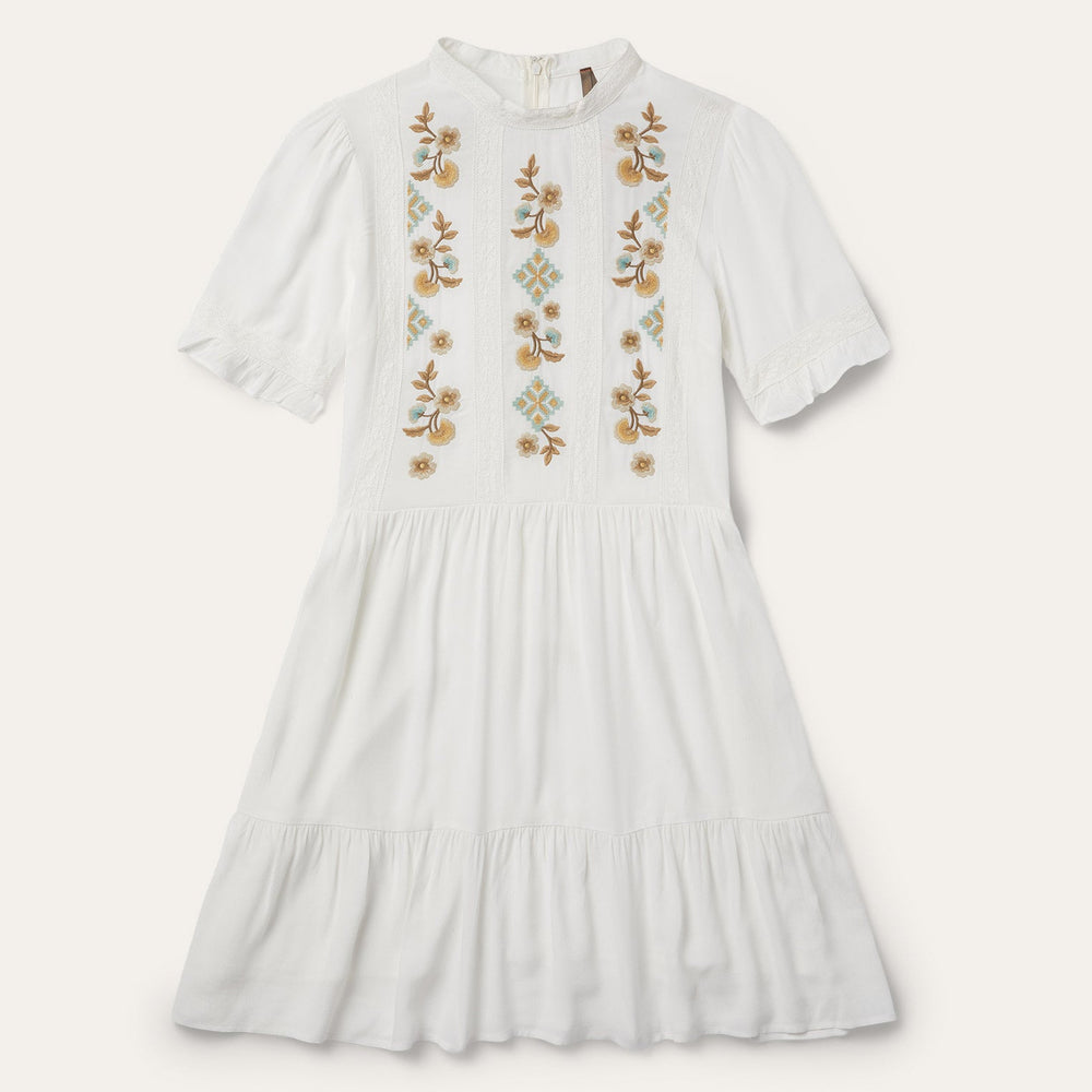 Flat Weave Dress White | Stetson
