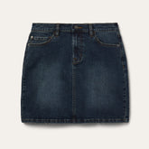 Stretch Denim 5-Pocket Skirt Blue | Stetson