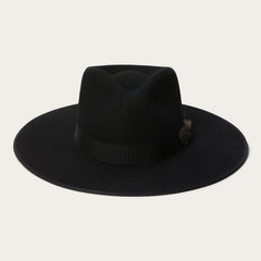 Midtown Wide Flat Brim Hat Black | Stetson