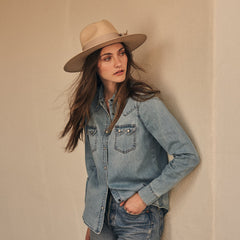 Atacama Straw Fedora Silverbelly | Stetson