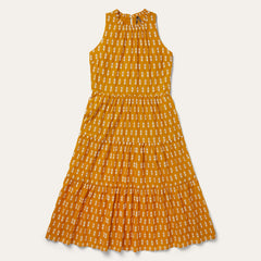 Aztec Dress Yellow | Stetson