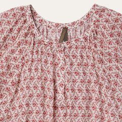Cottage Floral Dress Red | Stetson